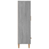 Sonoma graues Sideboard 70x31x115 cm Holzwerkstoff