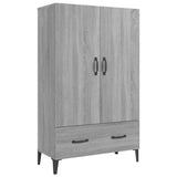 Buffet Sonoma gris 70x31x115 cm Bois d'ingénierie