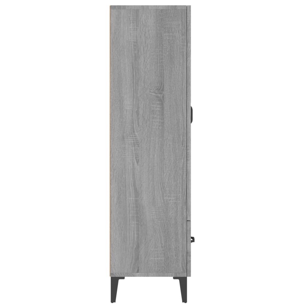 Buffet Sonoma gris 70x31x115 cm Bois d'ingénierie