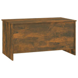 Table basse Chêne fumé 102x55,5x52,5 cm Bois d'ingénierie