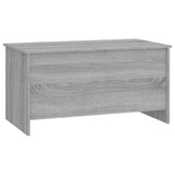 Table basse sonoma gris 102x55,5x52,5 cm bois d'ingénierie