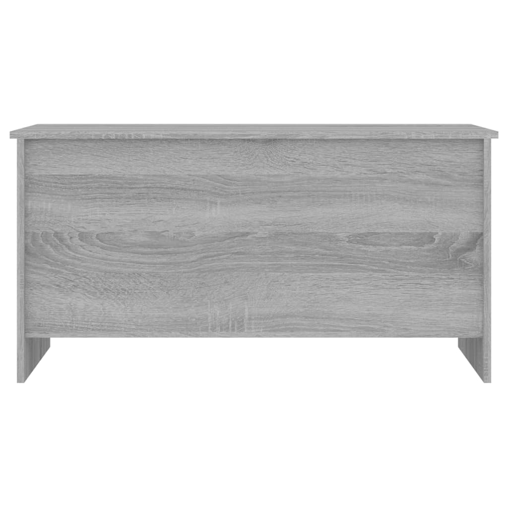 Table basse sonoma gris 102x55,5x52,5 cm bois d'ingénierie