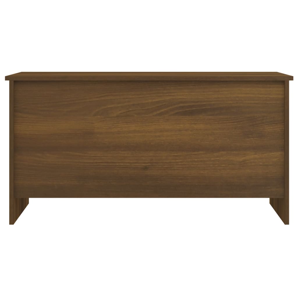 Table basse Chêne marron 102x55,5x52,5 cm Bois d'ingénierie