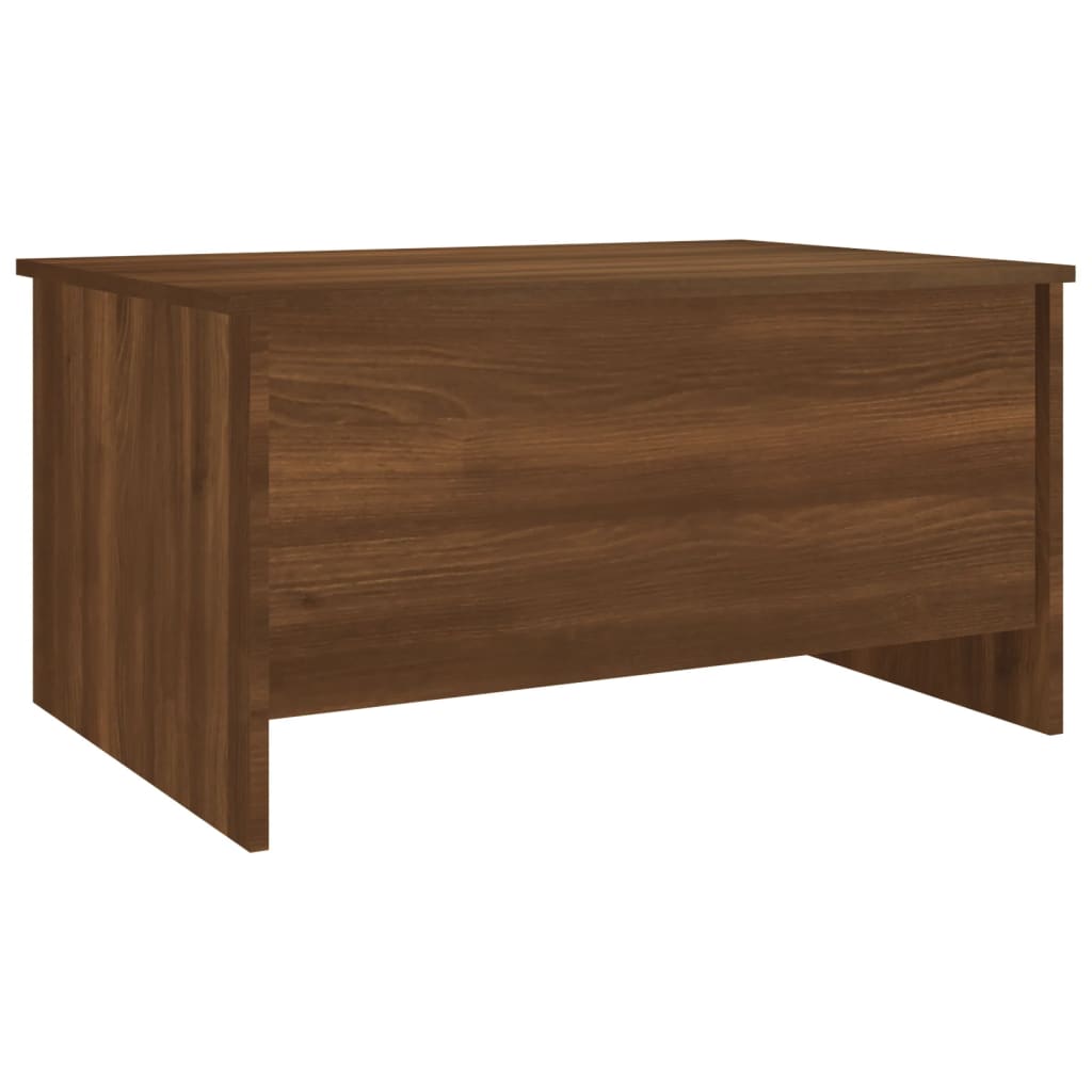 Table basse Chêne marron 80x55,5x41,5 cm Bois d'ingénierie