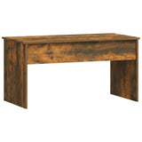 Table basse Chêne fumé 102x50,5x52,5 cm Bois d'ingénierie