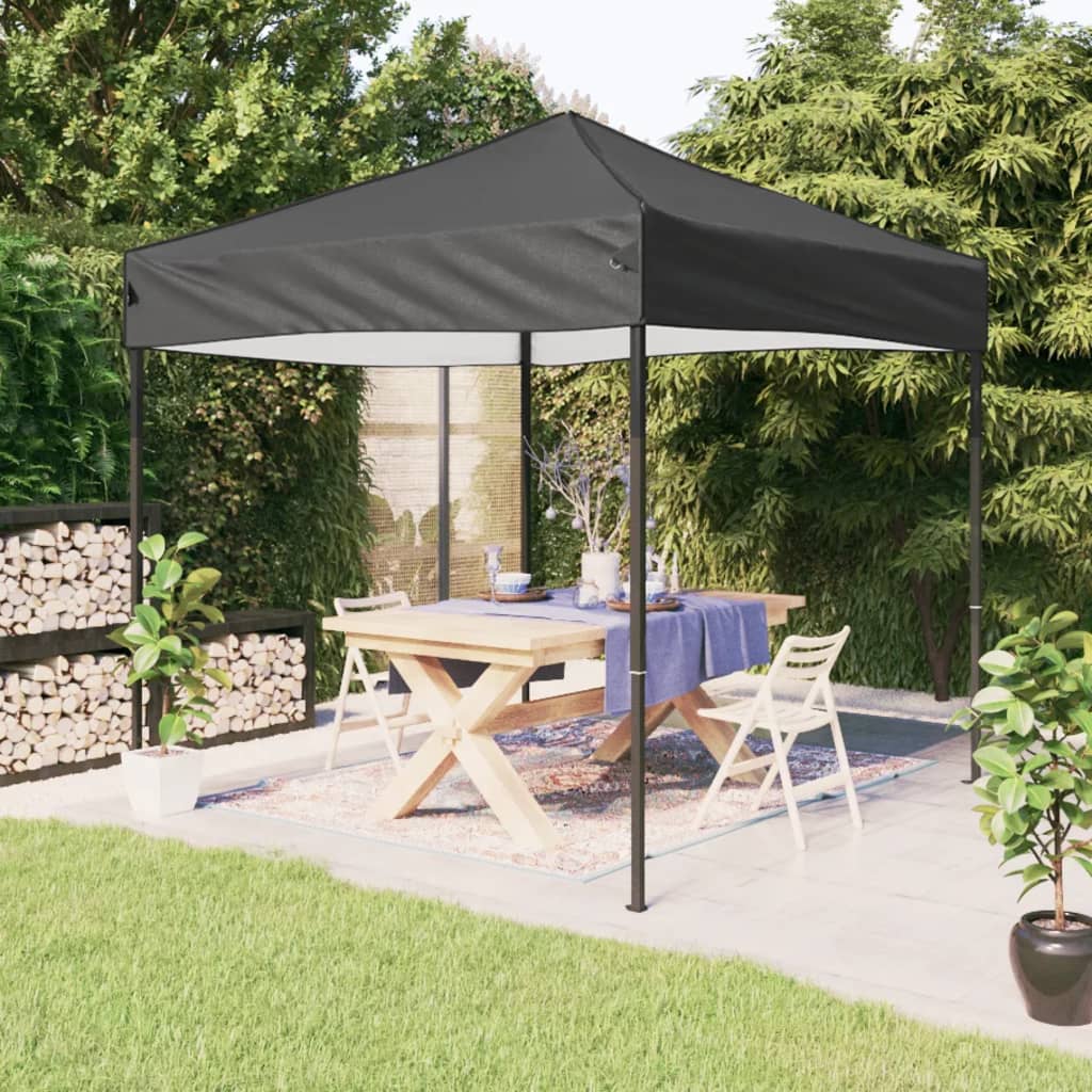 Tente de réception pliable Anthracite 2x2 m