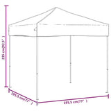 Faltbares Empfangszelt Weiß 2x2 m