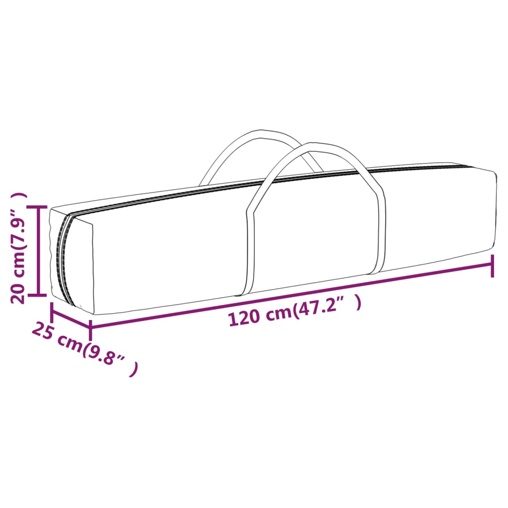 Faltbares Empfangszelt Weiß 2x2 m