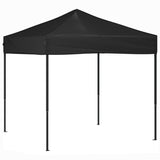 Tente de réception pliable Noir 2x2 m