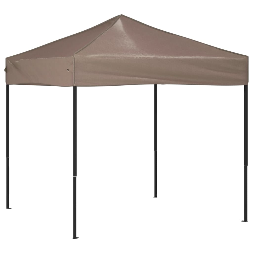 Folding reception tent Taupe 2x2 m