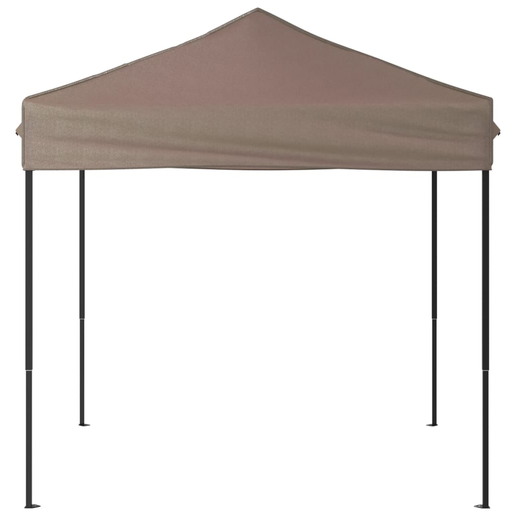 Folding reception tent Taupe 2x2 m