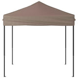 Folding reception tent Taupe 2x2 m