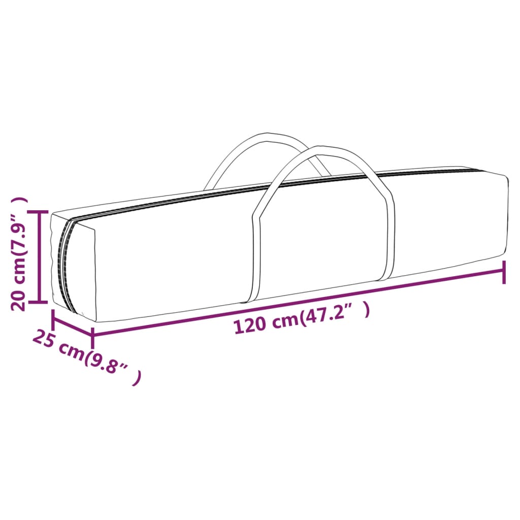 Tente de réception pliable avec parois Crème 2x2 m