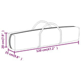 Tente de réception pliable avec parois Crème 2x2 m