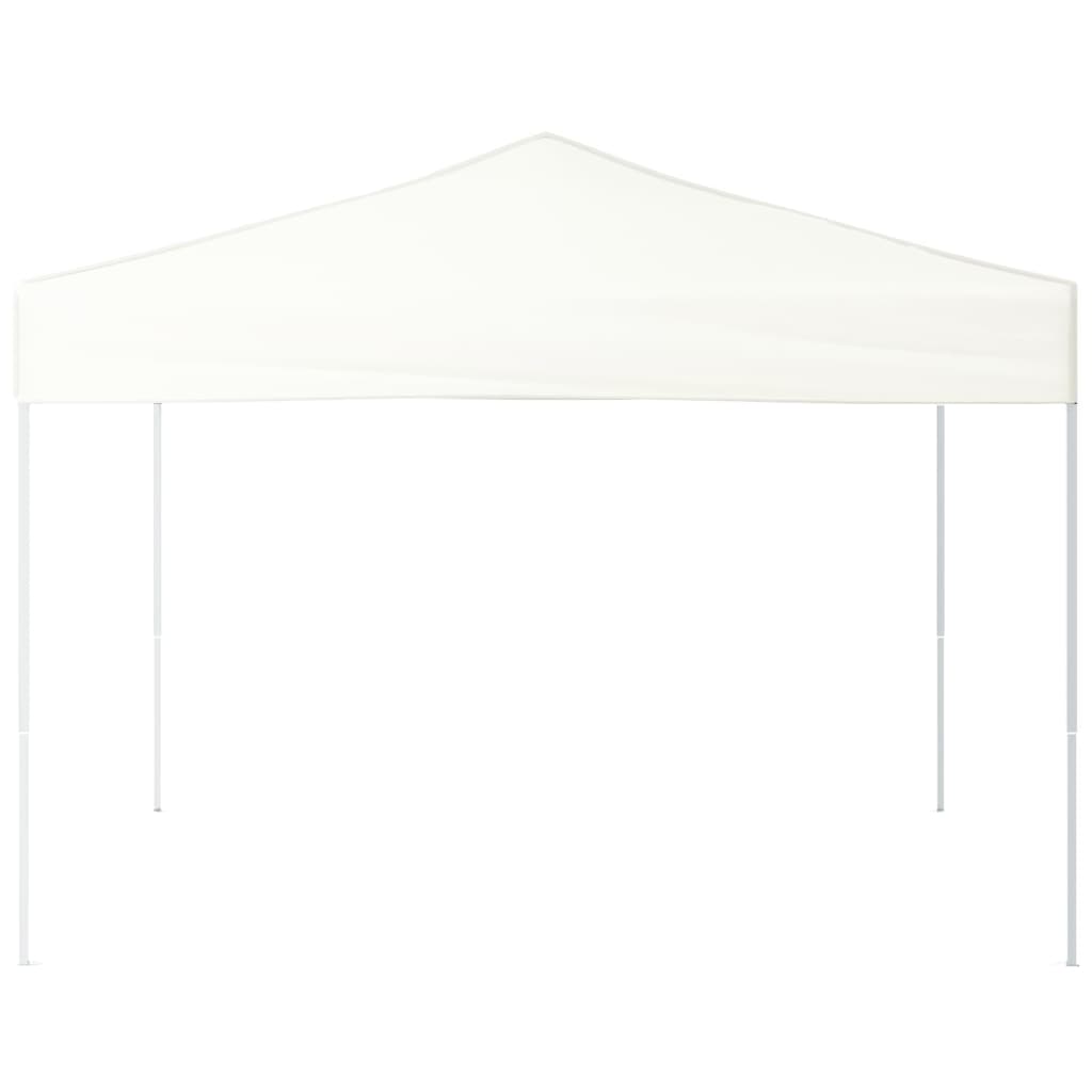 Tente de réception pliable Blanc 3x3 m