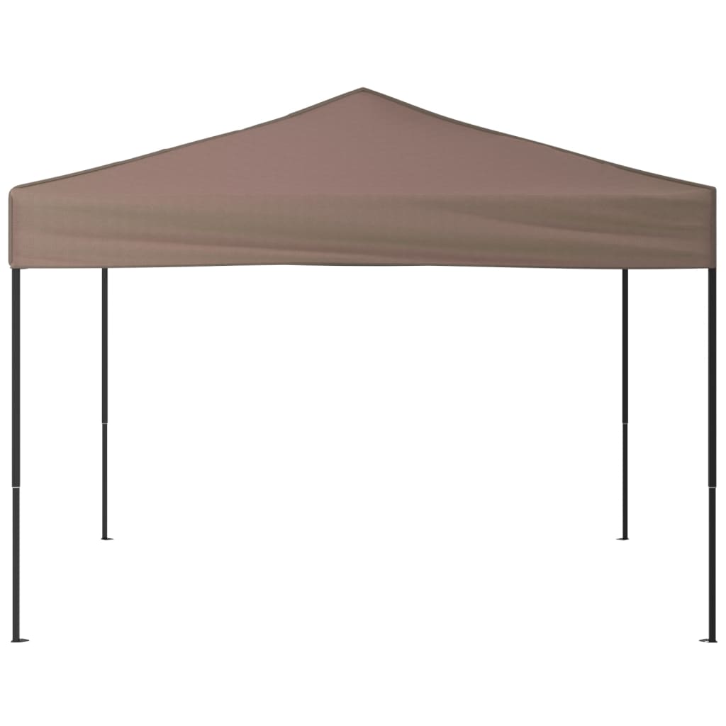 Tente de réception pliable Taupe 3x3 m