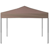 Tente de réception pliable Taupe 3x3 m