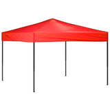 Tente de réception pliable Rouge 3x3 m