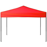 Tente de réception pliable Rouge 3x3 m