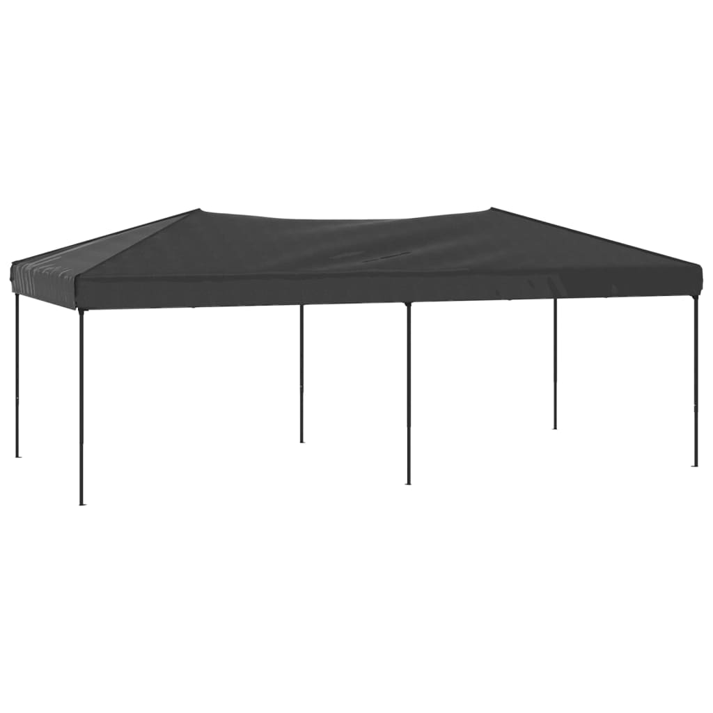 Tente de réception pliable Anthracite 3x6 m