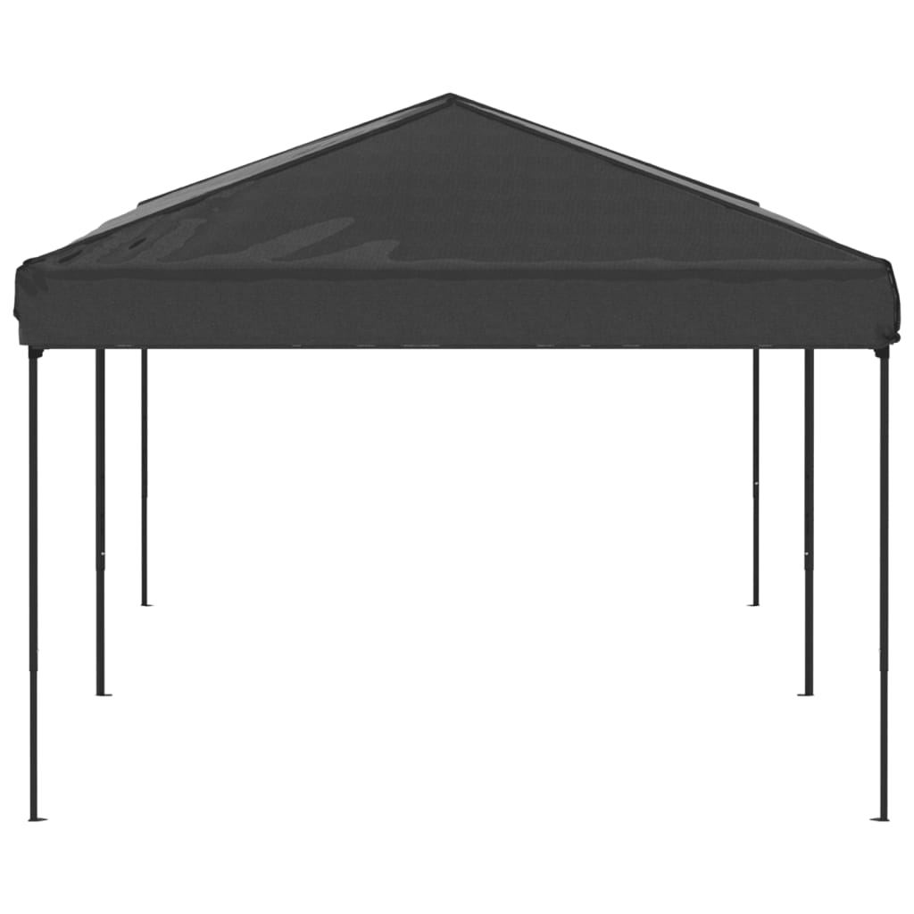 Tente de réception pliable Anthracite 3x6 m