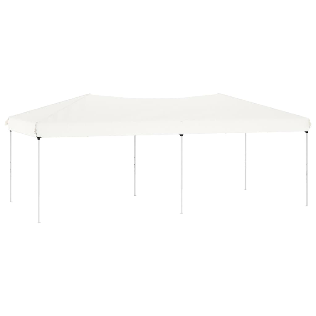 Tente de réception pliable Blanc 3x6 m