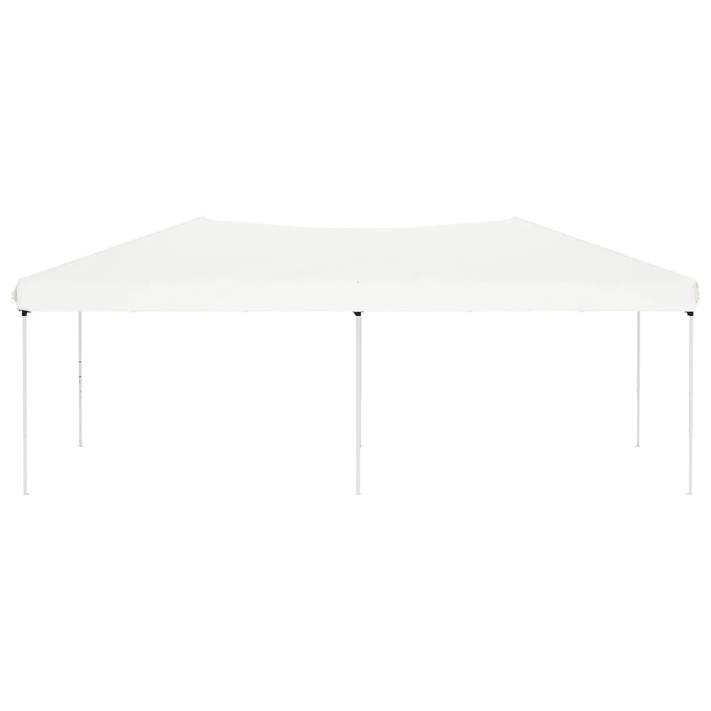 Tente de réception pliable Blanc 3x6 m