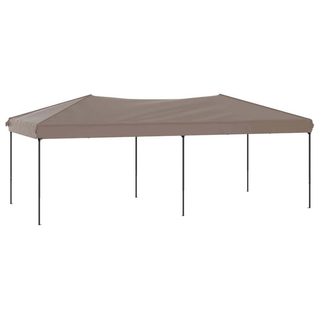 Tente de réception pliable Taupe 3x6 m