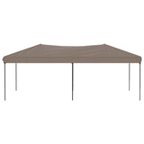 Tente de réception pliable Taupe 3x6 m