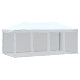 Folding reception tent with walls White 3x6 m