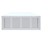 Folding reception tent with walls White 3x6 m