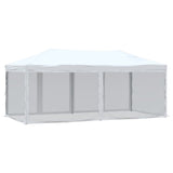 Folding reception tent with walls White 3x6 m