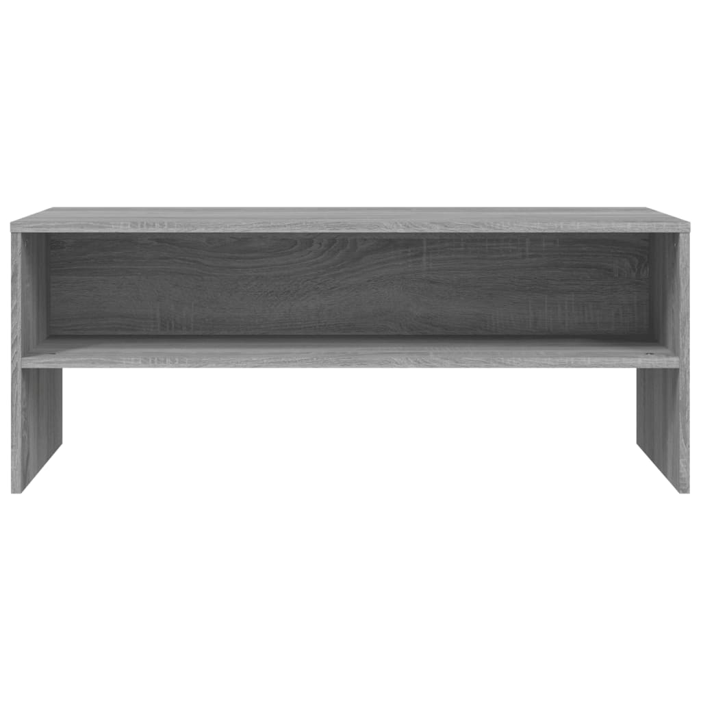 Meuble TV Sonoma gris 100x40x40 cm Bois d'ingénierie