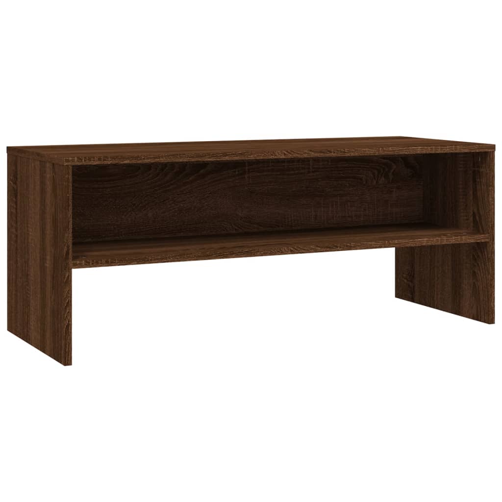 Meuble TV Chêne marron 100x40x40 cm Bois d'ingénierie