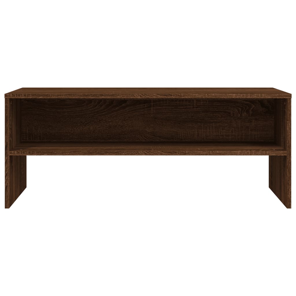 Meuble TV Chêne marron 100x40x40 cm Bois d'ingénierie