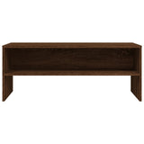 Meuble TV Chêne marron 100x40x40 cm Bois d'ingénierie