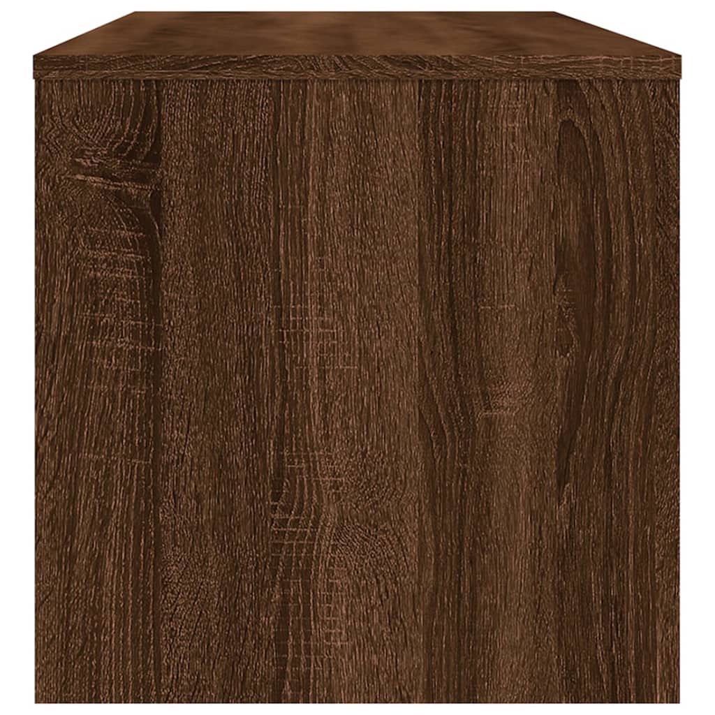 Meuble TV Chêne marron 100x40x40 cm Bois d'ingénierie