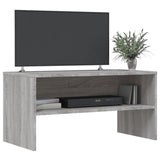 Meuble TV sonoma gris 80x40x40 cm bois d'ingénierie