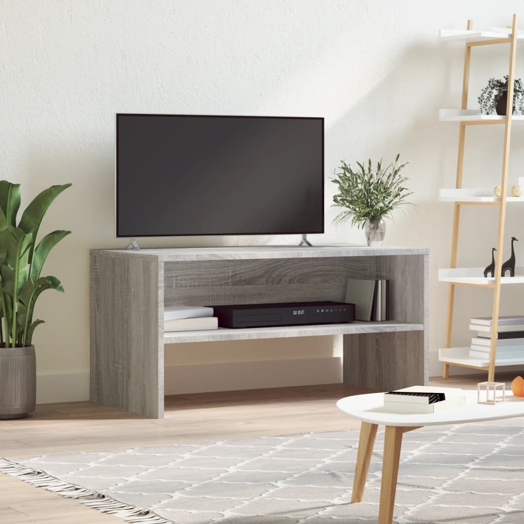 Sonoma gray TV cabinet 80x40x40 cm engineered wood