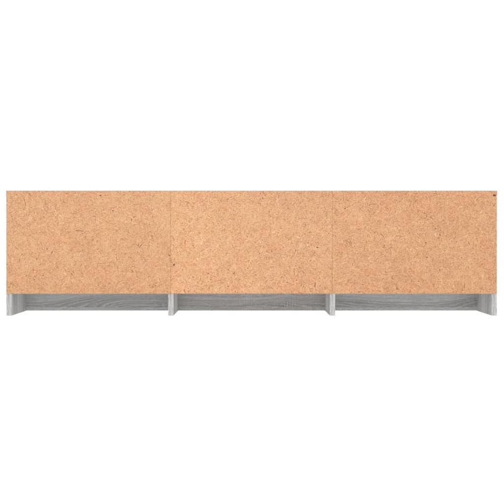 Meuble TV Sonoma gris 140x40x35,5 cm Bois d'ingénierie