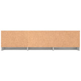 Meuble TV Sonoma gris 140x40x35,5 cm Bois d'ingénierie