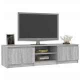 Meuble TV Sonoma gris 140x40x35,5 cm Bois d'ingénierie