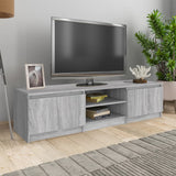 Meuble TV Sonoma gris 140x40x35,5 cm Bois d'ingénierie