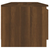 Meuble TV Chêne marron 140x40x35,5 cm Bois d'ingénierie