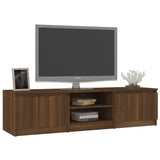 Meuble TV Chêne marron 140x40x35,5 cm Bois d'ingénierie