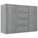 Buffet Sonoma gris 88x30x65 cm Bois d'ingénierie