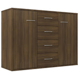 Sideboard Brown Oak 88x30x65 cm Engineered wood