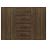 Sideboard Brown Oak 88x30x65 cm Engineered wood