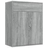 Buffet Sonoma gris 60x30x75 cm Bois d'ingénierie