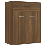 Sideboard Brown Oak 60x30x75 cm Engineered wood